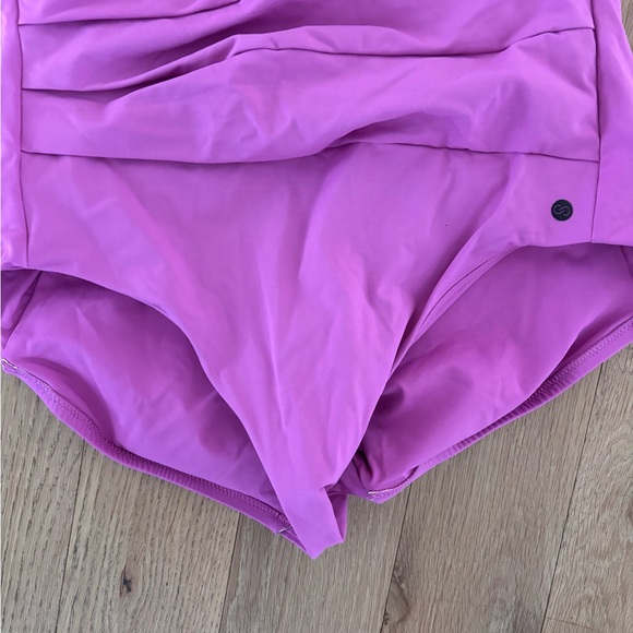 not for sale CALIA Sculpt One Shoulder Full Cover PinkGold Piece Swimsuit - Picture 6 of 8